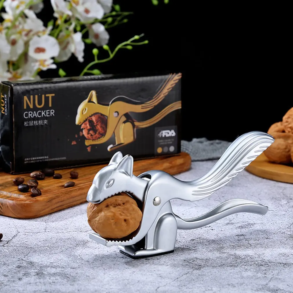 

Long Squirrel-shaped Nutcracker Walnut Cracker Pliers Nut Clips For Pecans Hazelnut Almonds Walnuts Brazil Nuts Tools