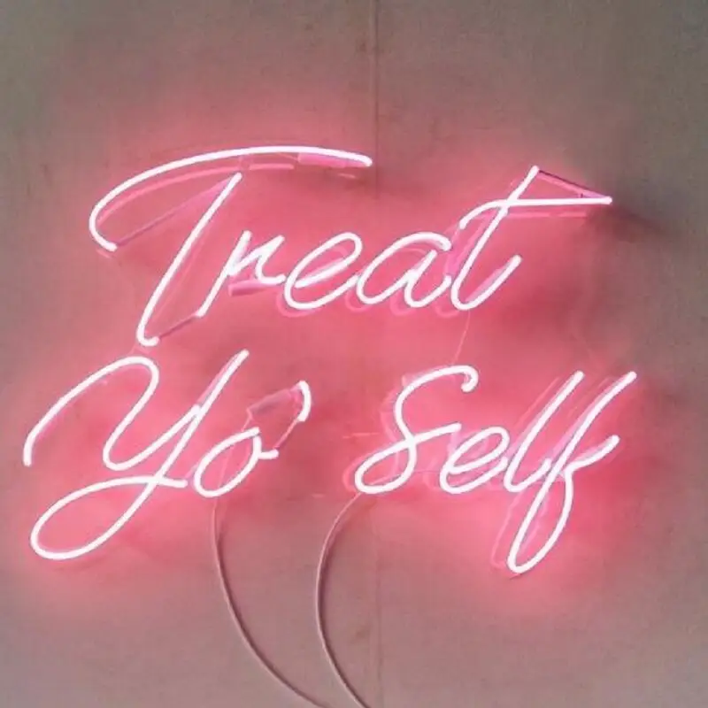 Изготовленный на заказ для лечения йо себя Стекло неоновый светильник вывеска