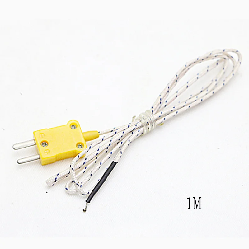 Junejour K-Type Temperature Measurement Line 1/2/3/5M Length Wire Thermocouple Tester Sensor Probe Multimeter | Инструменты