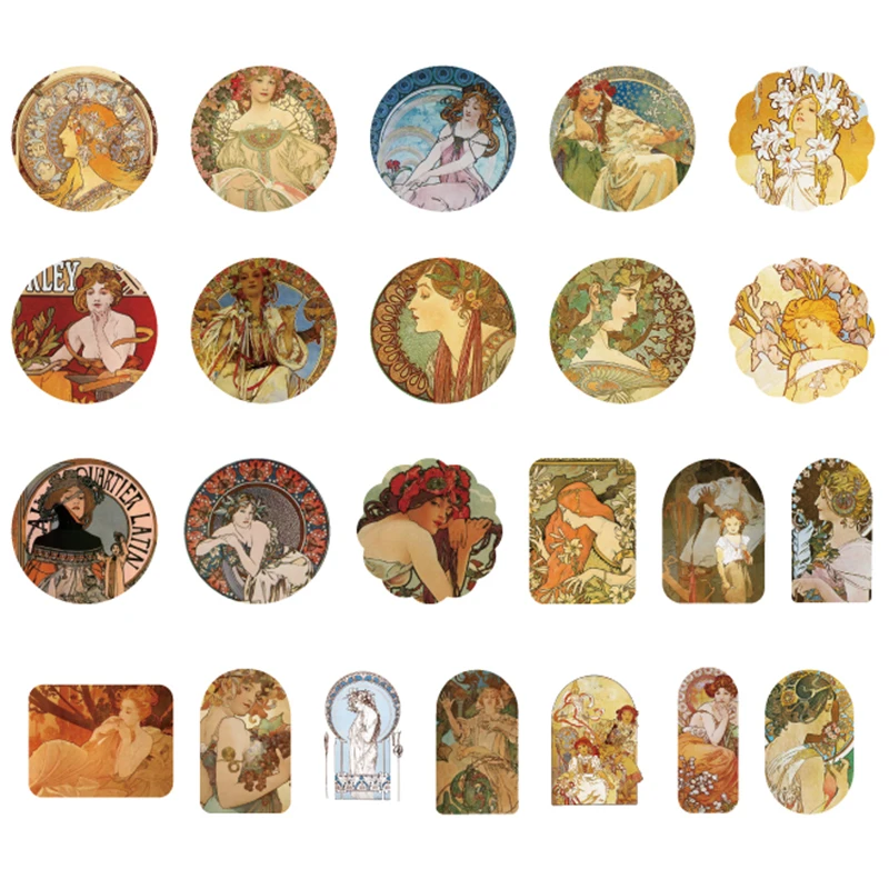 45 шт./кор. в винтажном стиле Одежда европейском росписи серии пуля журнал