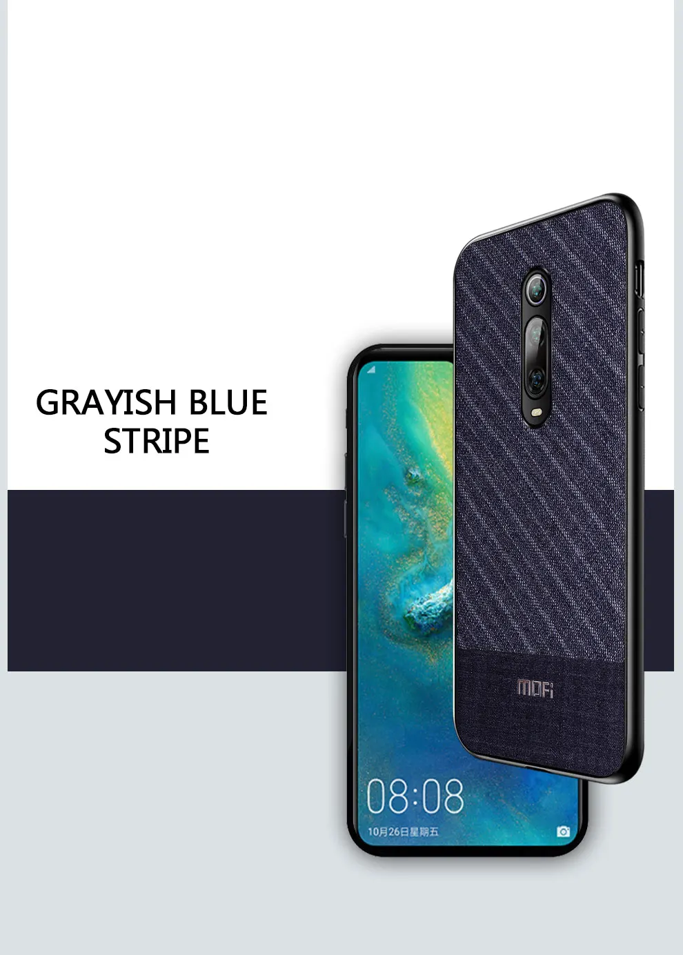 Для Xiaomi Mi9T чехол Mofi для Xiaomi Mi9T Pro чехол задняя крышка костюм ткань джентльмен Redmi K20 Pro для XiaomMi 9T Pro