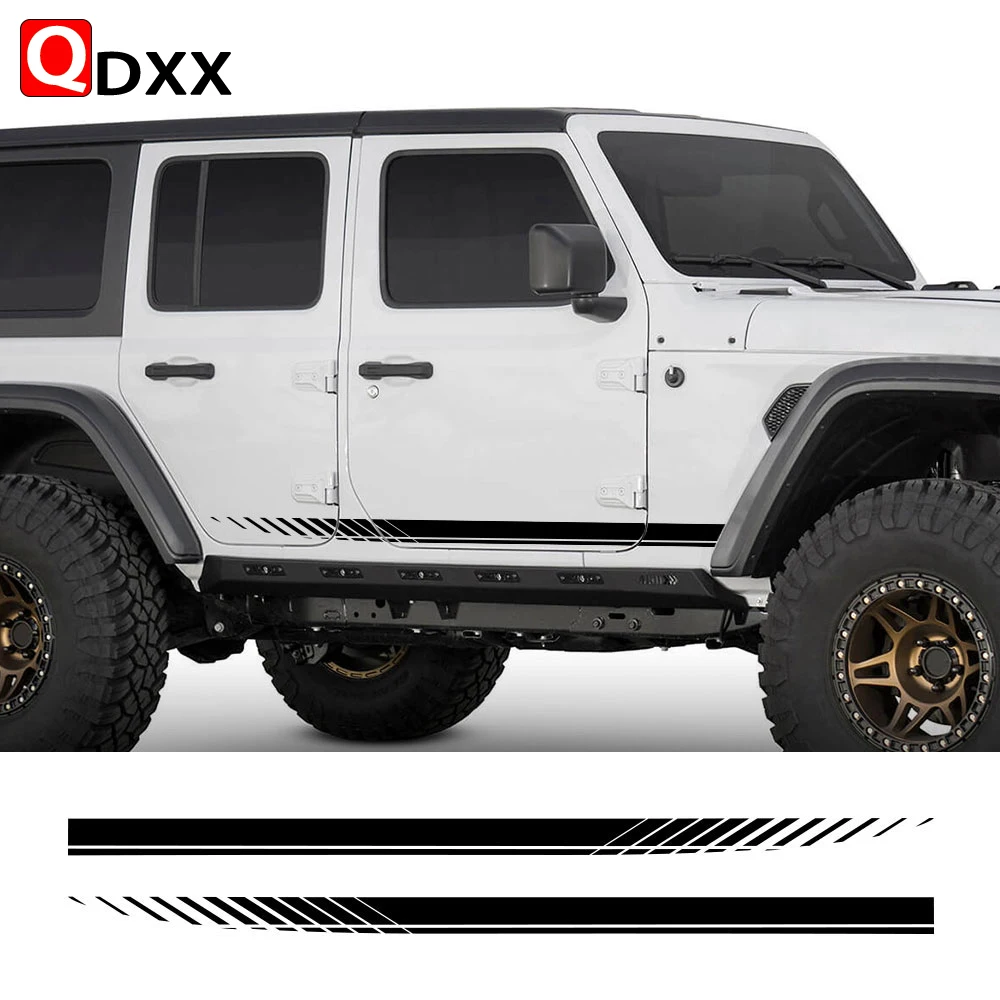 

2PCS Car Side Sticker For JEEP Cherokee Commander Compass Liberty Patriot Renegade Rubicon Trail Hawk Wrangler Auto Accessories