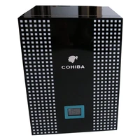 cohiba humidor case high glossy finish spanish cedar wood behike cigar cabinet humidor storage box w hygrometer humidifier