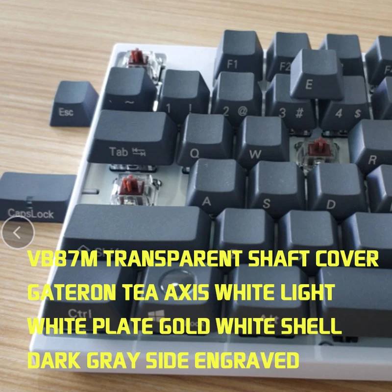 Varmil VB87M Bluetooth клавиатура Pbt Cherry Mx Красный приглушенный цветной краситель Суб Печать Keycps Беспроводная механическая клавиатура для ПК