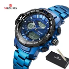 Топ люксовый бренд MIZUMS мужские военные водонепроницаемые цифровые спортивные часы Мужские наручные кварцевые часы Relogio Masculino XFCS