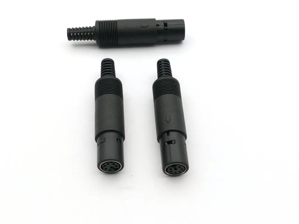 50 шт 6 Pin мини DIN гнездовой разъем для мыши клавиатуры Адаптер|connector female|connector mini