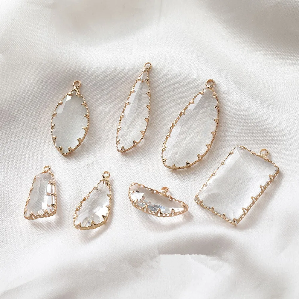 Минимальный заказ 20 шт./лот стеклянный сердечник Геометрия неправильные