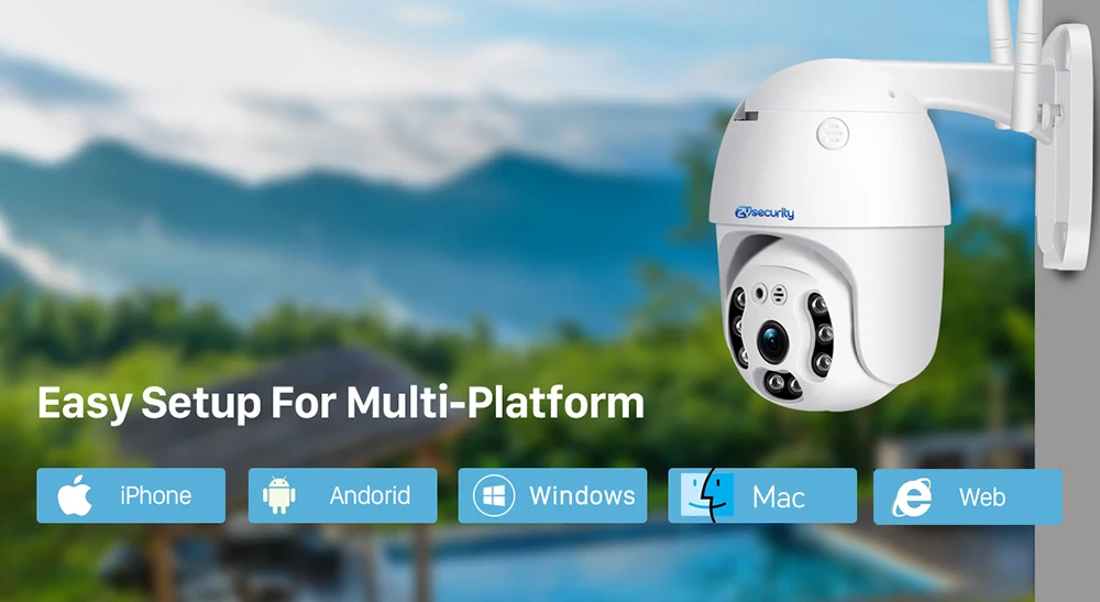 1080p WiFi PTZ IP камера Outdooor беспроводная домашняя безопасность скорость купольная CCTV камера безопасности Авто трек домофон видео наблюдение