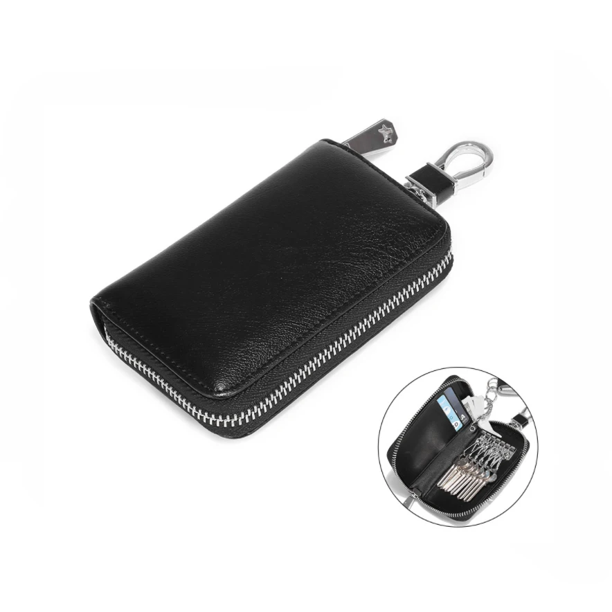 

car key bag men's leather creative multi-purpose car remote control home key bag key wallet key clip key case cover
