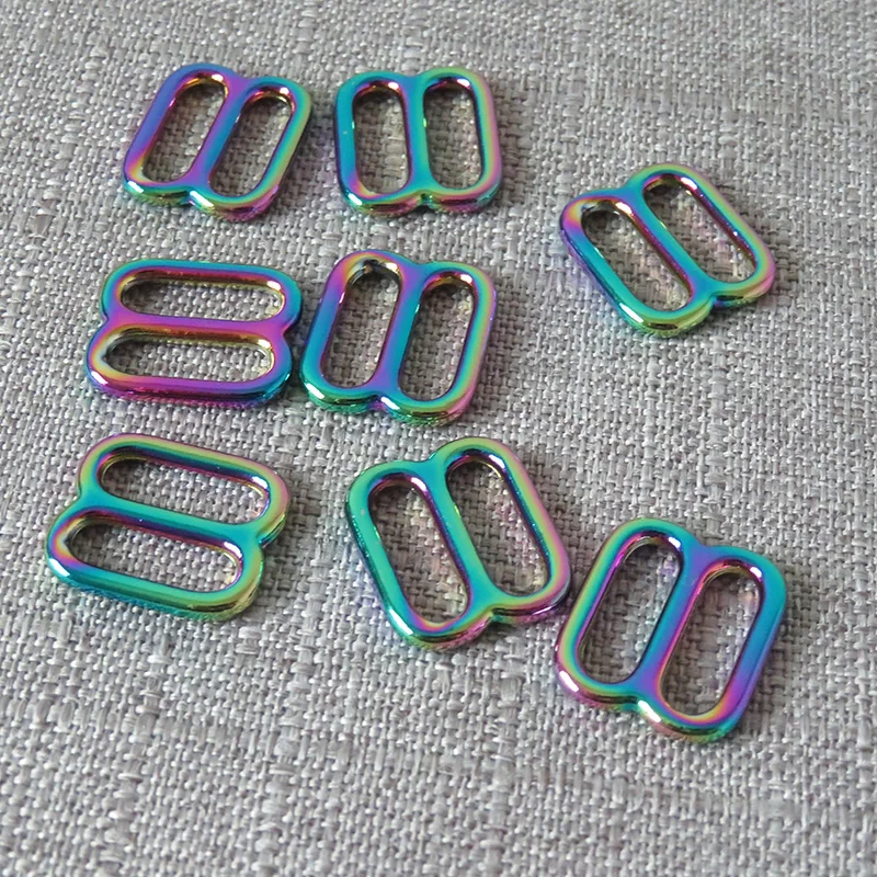 1 шт. 15 мм Металлические регуляторы ползунки DIY сумка собачий ошейник ремни Пряжка