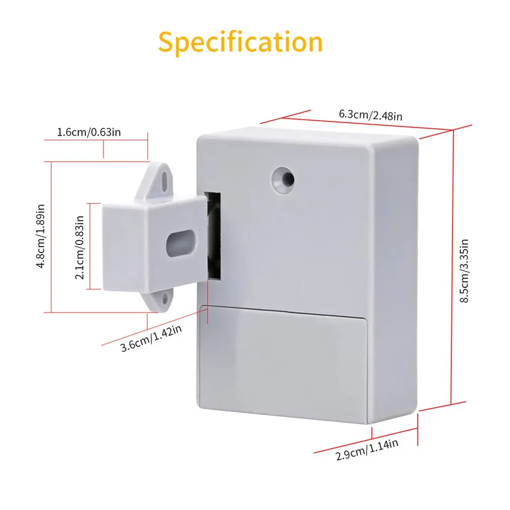 

T3ID Card Magnetic Card Induction Smart Lock Sticky File Cabinet Wardrobe Shoe Mailbox Door Drawer Smart Lock
