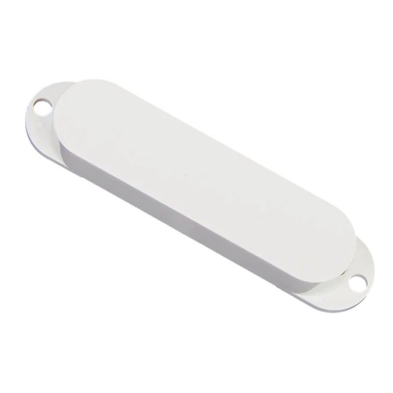 Set of 3 White Single Coil Pickup Cover for Electric Guitar with Oval Indented Jack Output Plate Jackplate and Socket | Спорт и