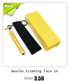 Роликовый массажер для лица, 1 шт., 24 K, beauty Bar, золотой энергетический массажер для лица, уход за кожей лица, уход за кожей, вибрационное лечение морщин