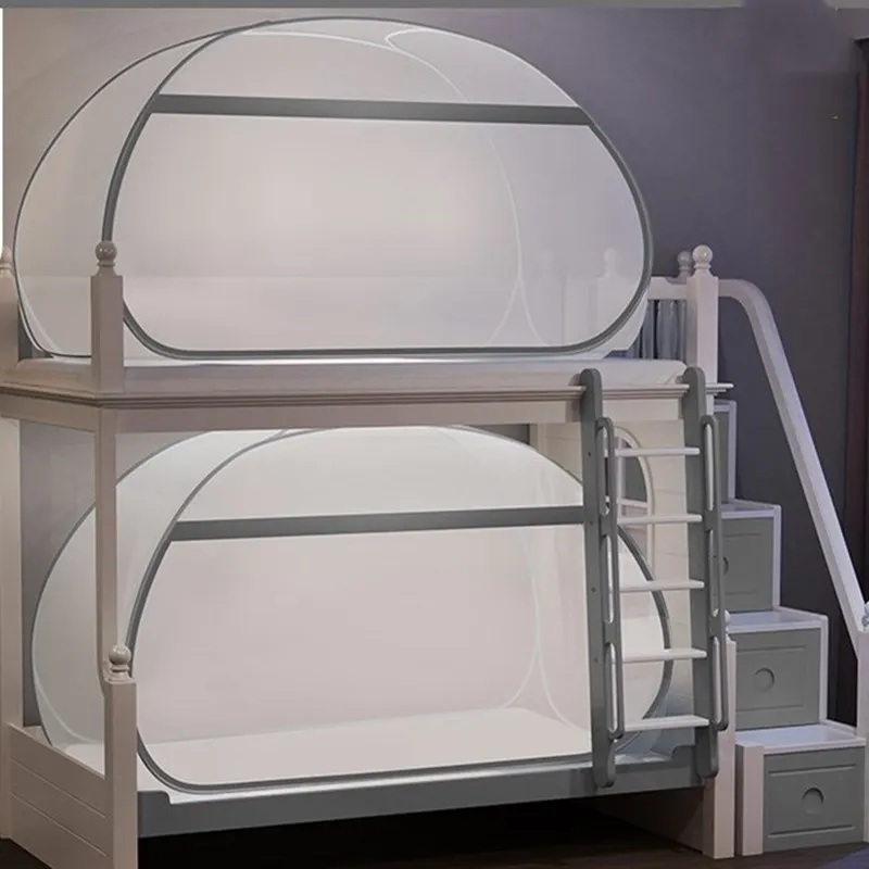 Двухъярусная кровать двухъярусная москитная сетка студенческая штора складная