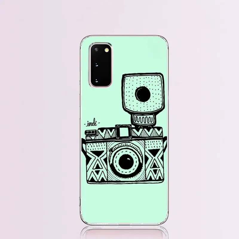 

Retro camera pattern Phone Case for Samsung S9 plus S5 S6 S7 edge S8 S10 plus