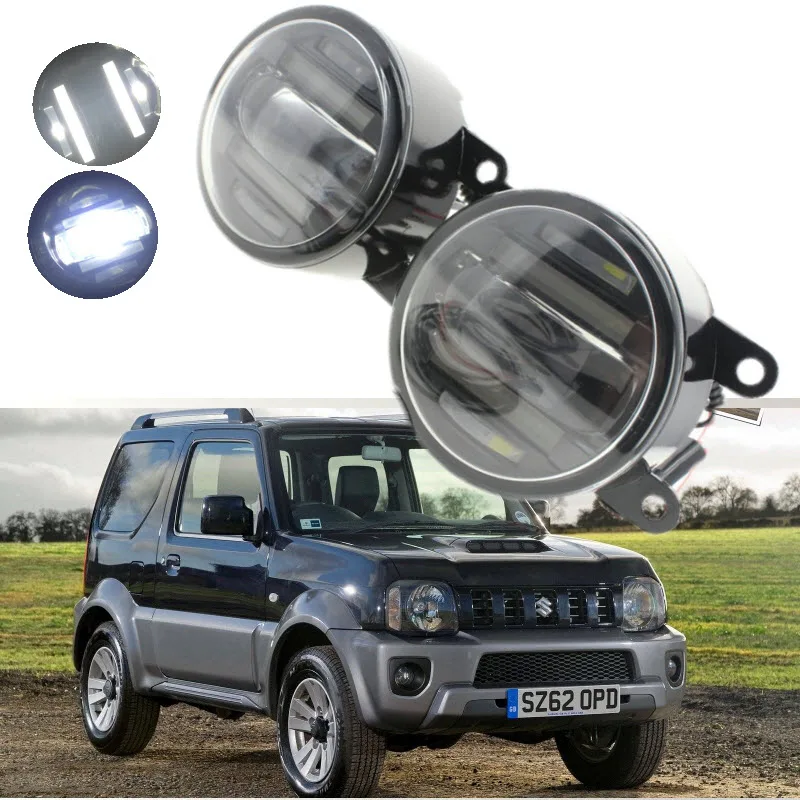 Для Suzuki Jimny FJ 1998-2015 2 в 1 18 Вт Светодиодный Противотуманные фары белый режущий