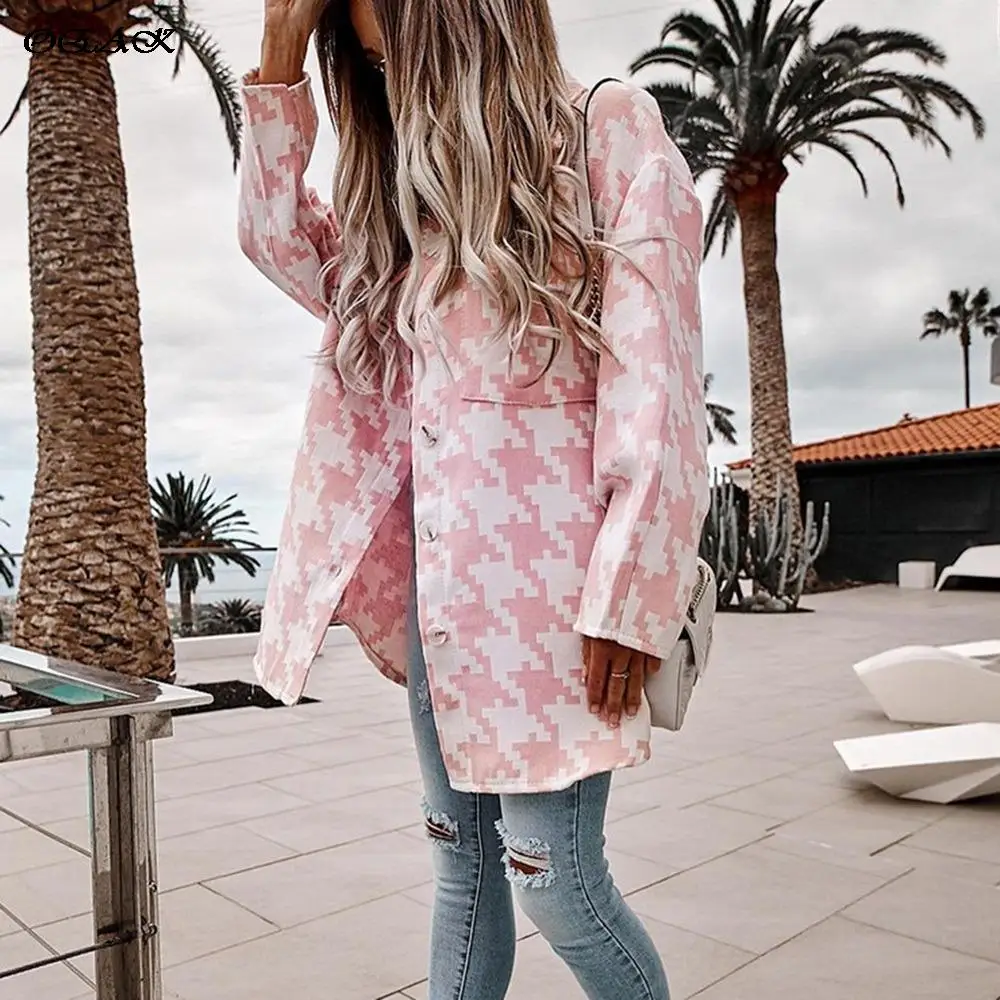 

2021 Autumn Single Breasted Turn-down Collar Coat Women New Casual Turn-down Collar Pocket Tops Ladies Fashion Long Sleeve Coats