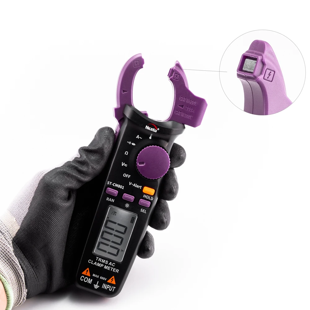 Nicety цифровой измеритель сопротивления RMS 2000 отсчетов переменный ток температура