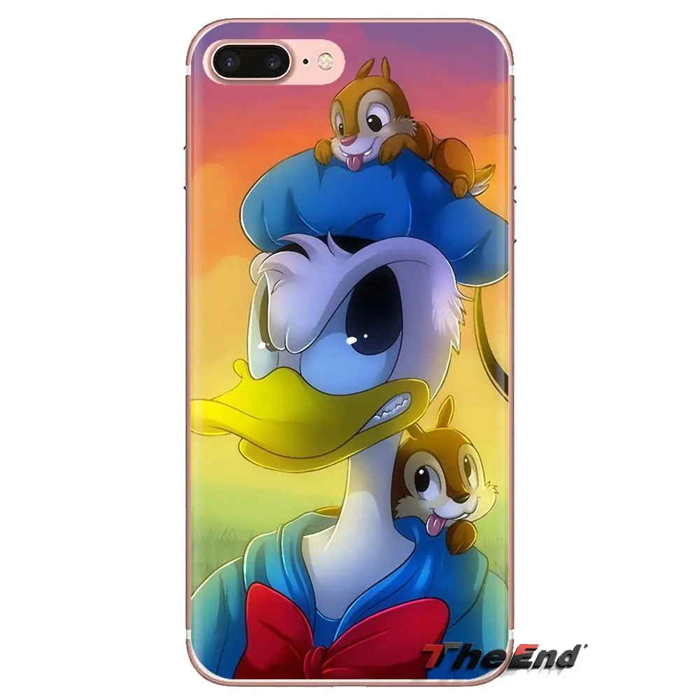 Cartoon Super Donald Duck Art Silicone Phone Skin Case For Samsung Galaxy S3 S4 S5 Mini S6 S7 Edge S8 S9 S10 Plus Note 3 4 5 8 9 |