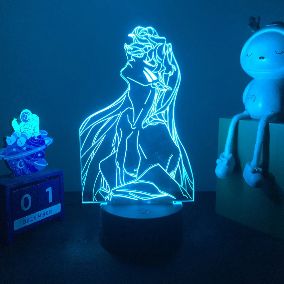

Искусственная акриловая лампа аниме Inuyasha Sesshomaru 3d ночной Светильник для детской спальни декор на день рождения подарок манга Светодиодная л...