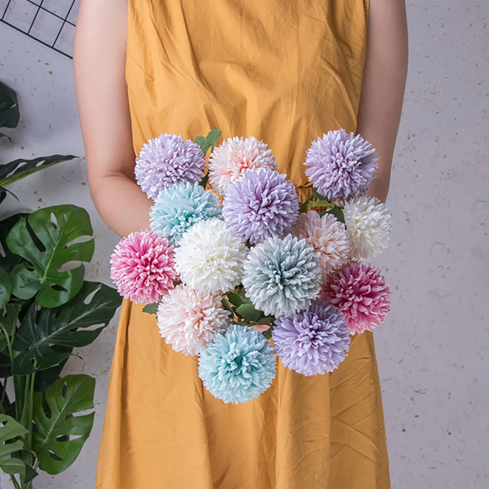 1 шт. искусственная Хризантема ткань имитация цветок Офис Отель домашний Декор