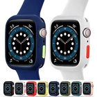Яркий Чехол для Apple Watch Series 4 5 6 SE 40 мм 44 мм, цветной защитный чехол для iWatch Series 3 2 1 38 мм 42 мм, бампер