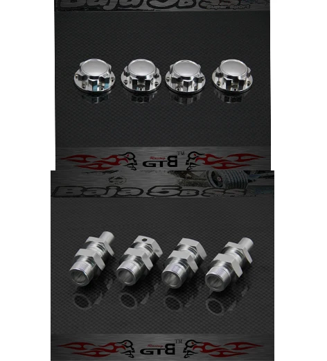 GTB алюминиевый удлинитель колеса + колесная гайка для HPI/KM/ROVAN Baja5b|Детали и