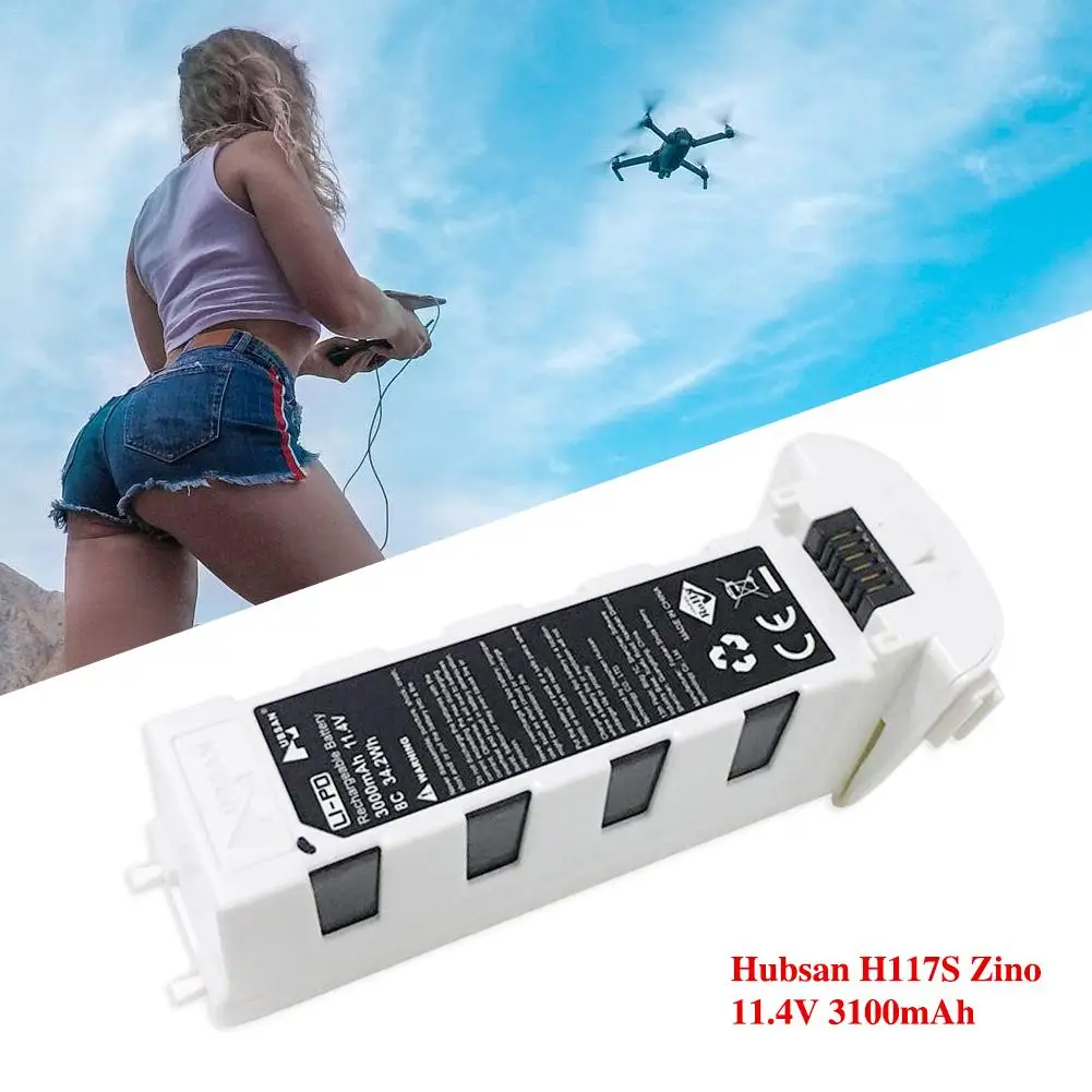OM распродажа Hubsan H117S Zino gps Радиоуправляемый Дрон 11,4 в 3000 мАч интеллектуальная летная батарея