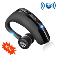 handsfree business v9 bluetooth headphone with mic voice control wireless earphone bluetooth headset for drive noise cancelling