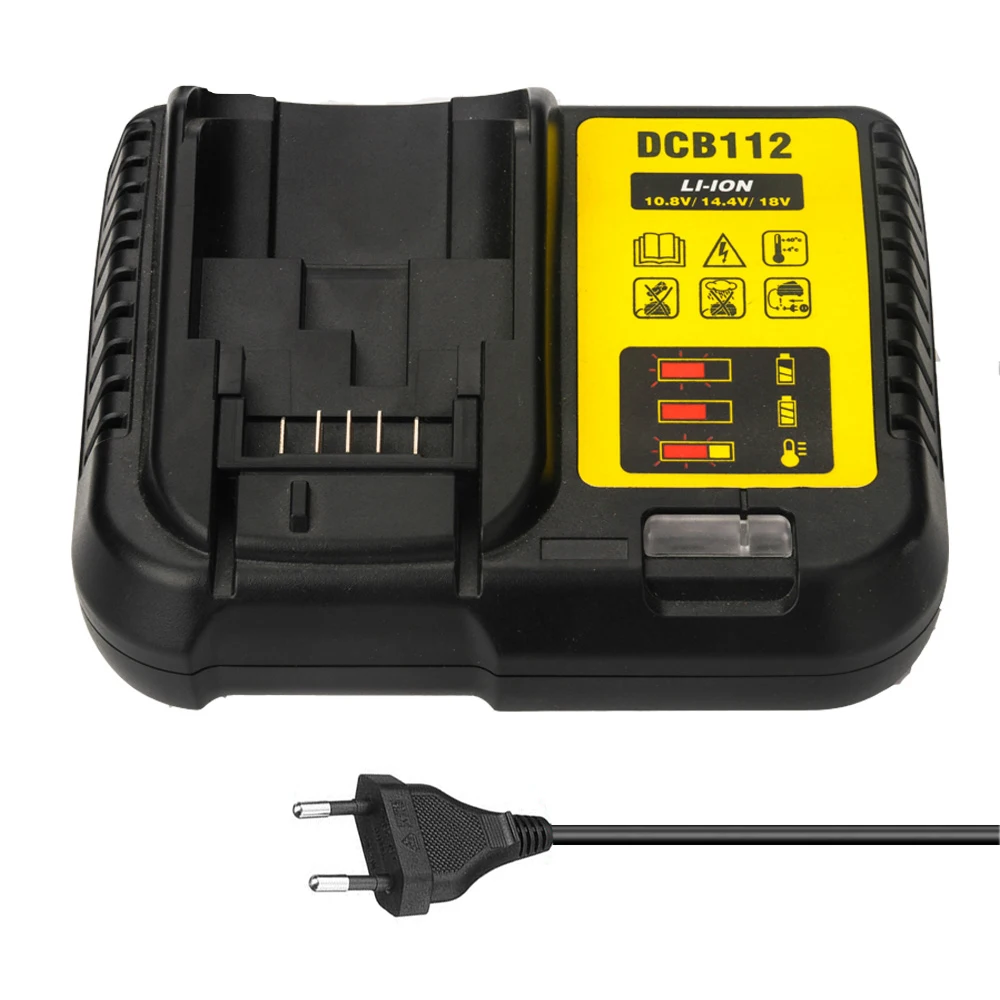 Портативное Сменное зарядное устройство Mini DCB112 Li Ion для Dewalt 12 В 14 4 18 в литиевые