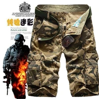 free shipping new mens casual shorts camouflage camo cargo shorts men male loose work shorts man military short pants plus size