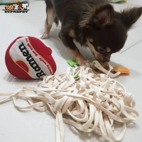 suprepet pet dogs toys plush noodles snuffle dog puzzle training supplies toy for chihuahua funny interactive puppy accessories
