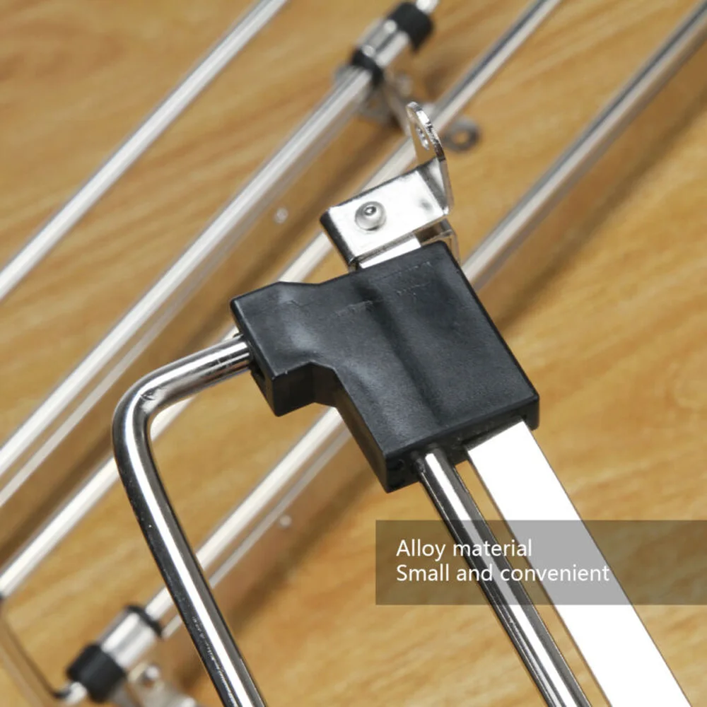 

Storage Pull Out Hanger Organizer Holder Chrome Plated Wardrobe Clothes Rail