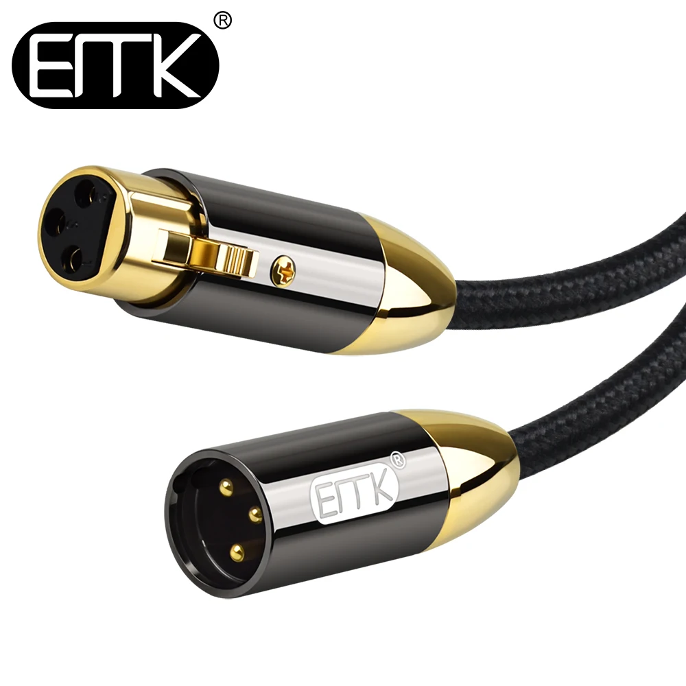 EMK усилитель XLR аудиокабель 3 контактный сбалансированный стереокабель со
