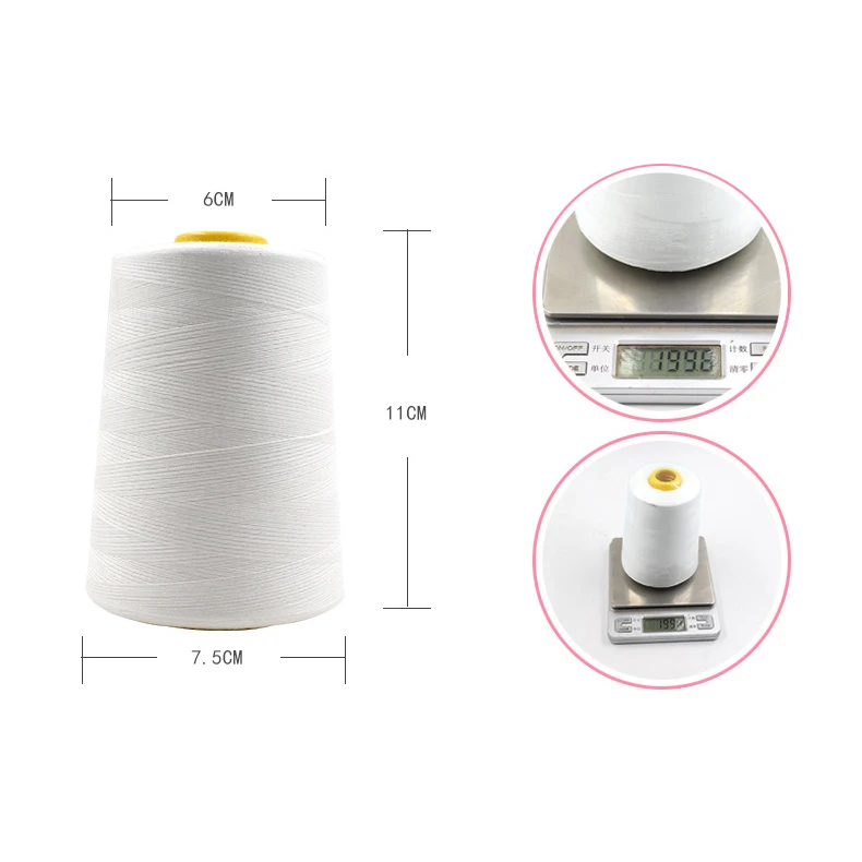 6000 ярдов прочное и шитье для шитья полиэфирных нитей швейные принадлежности