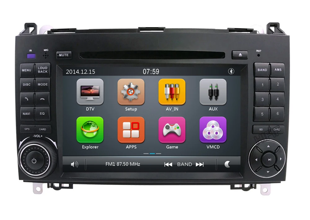 Сенсорный емкостный экран автомобильный DVD gps для Mercedes/Benz A B класс W245 W169 Viano Vito Sprinter B160 B200 стерео радио UI