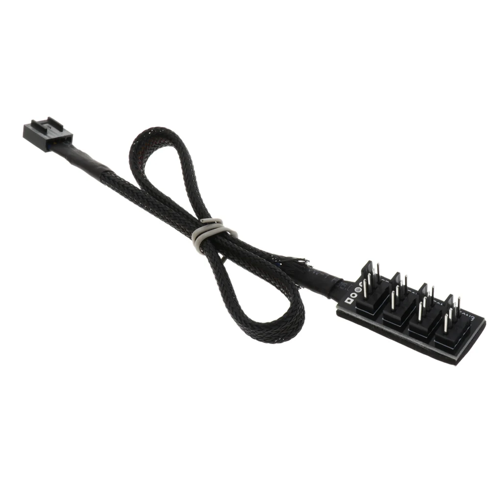 Охладитель компьютера вентиляторы сплиттер концентратор 1 гнездовой к 4