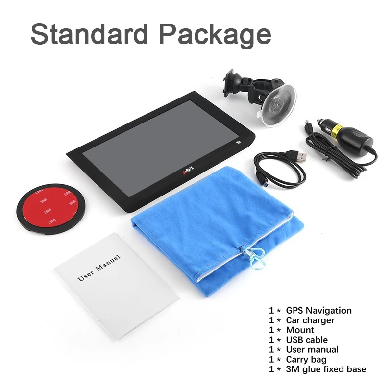 GPS-навигатор XGODY X4, для грузовика, 9 дюймов, 256 Мб, 8 ГБ, Bluetooth, навигатор, GPS, спутниковая навигация, FM, камера заднего вида, Россия, 2020, Карта Европ... (art.: 7ac5552a4) - 7ac5552a4
