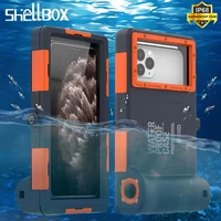professional diving phone case for iphone 12 pro max 11 xr xs max case 15m waterproof depth cover for iphone 6 6s 7 8 plus coque
