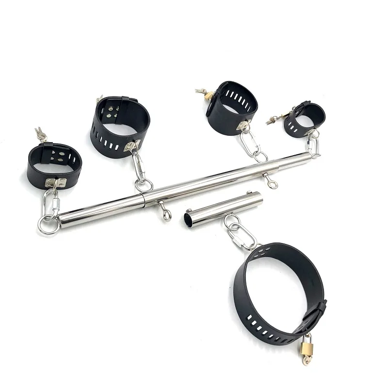 БДСМ из нержавеющей стали металлическая ограничительная деталь воротник замок