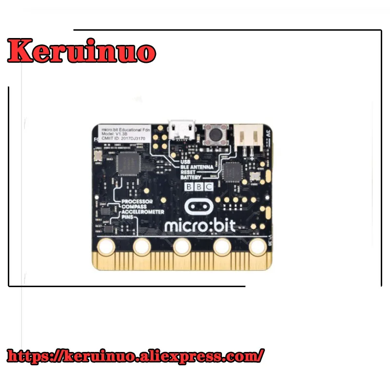 Микробит. Org nRF51822 Python DIY Английский BBC Microbit Go NRF51822 макетная плата для начинающих