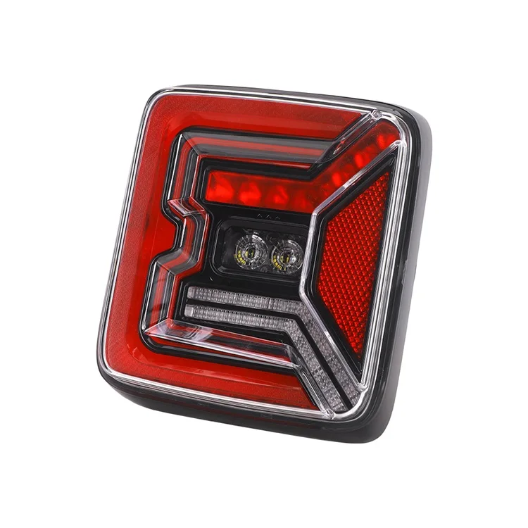 2019 newest tail light 30W somke/clear PC IP68 led rear tail light for Jeep JL