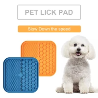 food mat dogs cats slow food bowls pad new pet feeding food bowl silicone lick pad dog slow feeder treat dispensing distraction