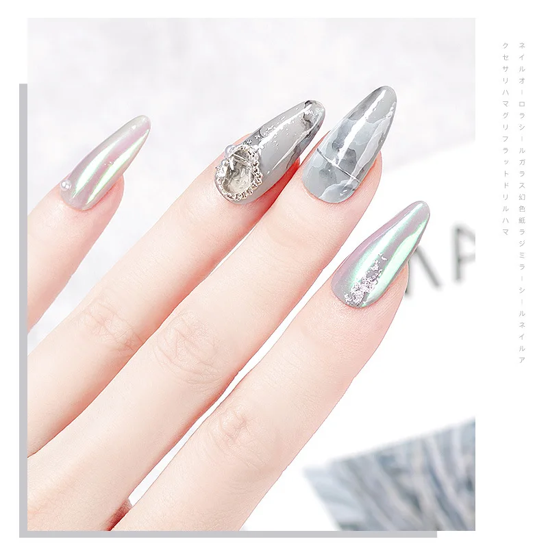 

Small Magic Box Nail Art Rhinestone Czech Glass Bead Small Crescent Rivet Mixed Shape 3D Nail Art DIY Decoration