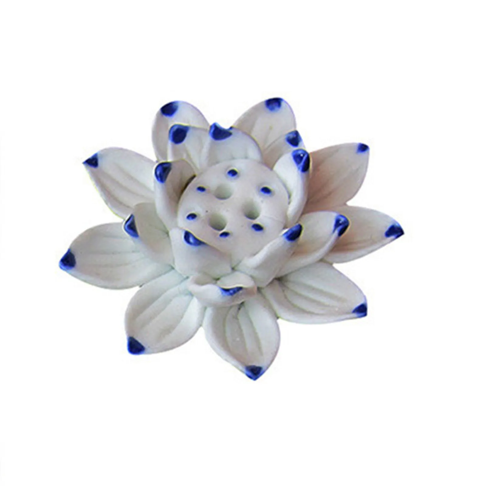 

Lotus Incense Burner Holder Ceramic Handicraft Incense Burner Holder for Home SAL99