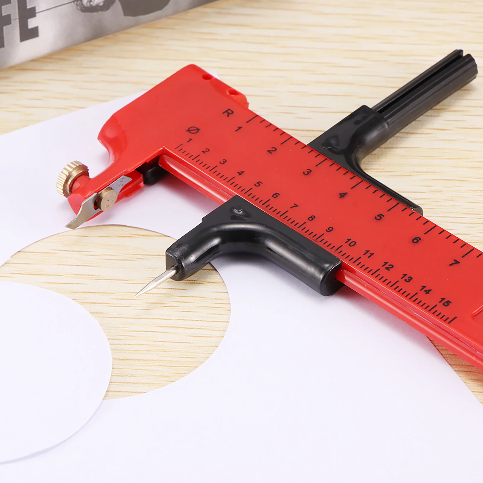 

Rotary Compass Circle Cutter Paper Compasses Knife Hand Art Craft Tool for Round Cutting Measuring Drawing Circles
