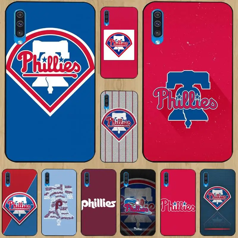 

0 Philadelphia Phillies Black Soft Phone Case For Samsung A 9 10 20 30 40 M20 S 30 31 J5(2015) J5prime 6 7 Plus