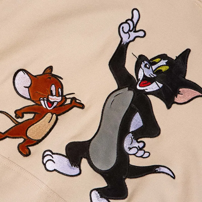 UNCLEDONJM 2020 мужская толстовка с изображением мышки и кошки осенние толстовки в