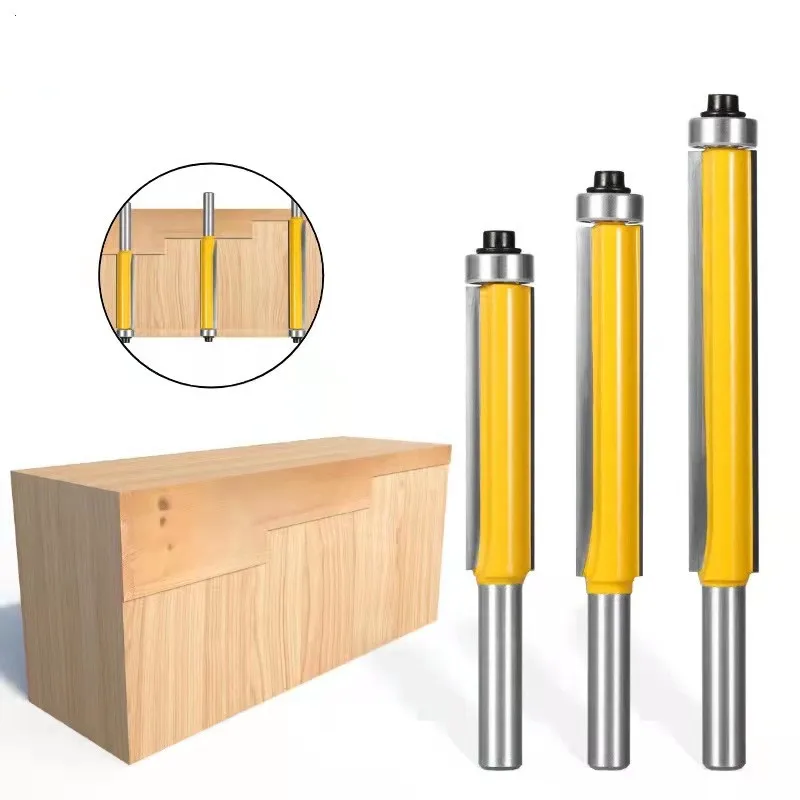 

3 шт., удлиненные фрезы 8 мм для обработки дерева