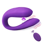 Вагинальный сосательный вибратор u-образной формы 10 Скоростей Вибрационный оральный секс стимулятор всасывания клитора Женская мастурбация секс-игрушки для женщин